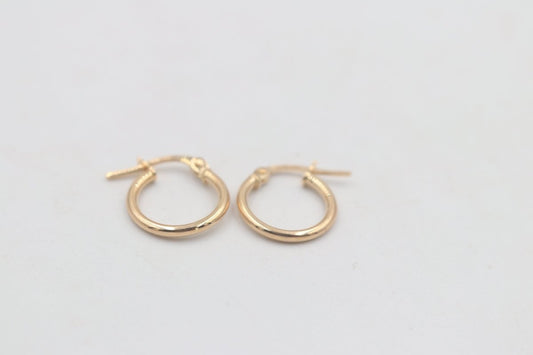 9ct Gold Two tone Hoops 220BC751/99