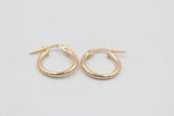 9ct Gold Two tone Hoops 220BC751/99