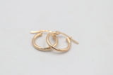 9ct Gold Two tone Hoops 220BC751/99