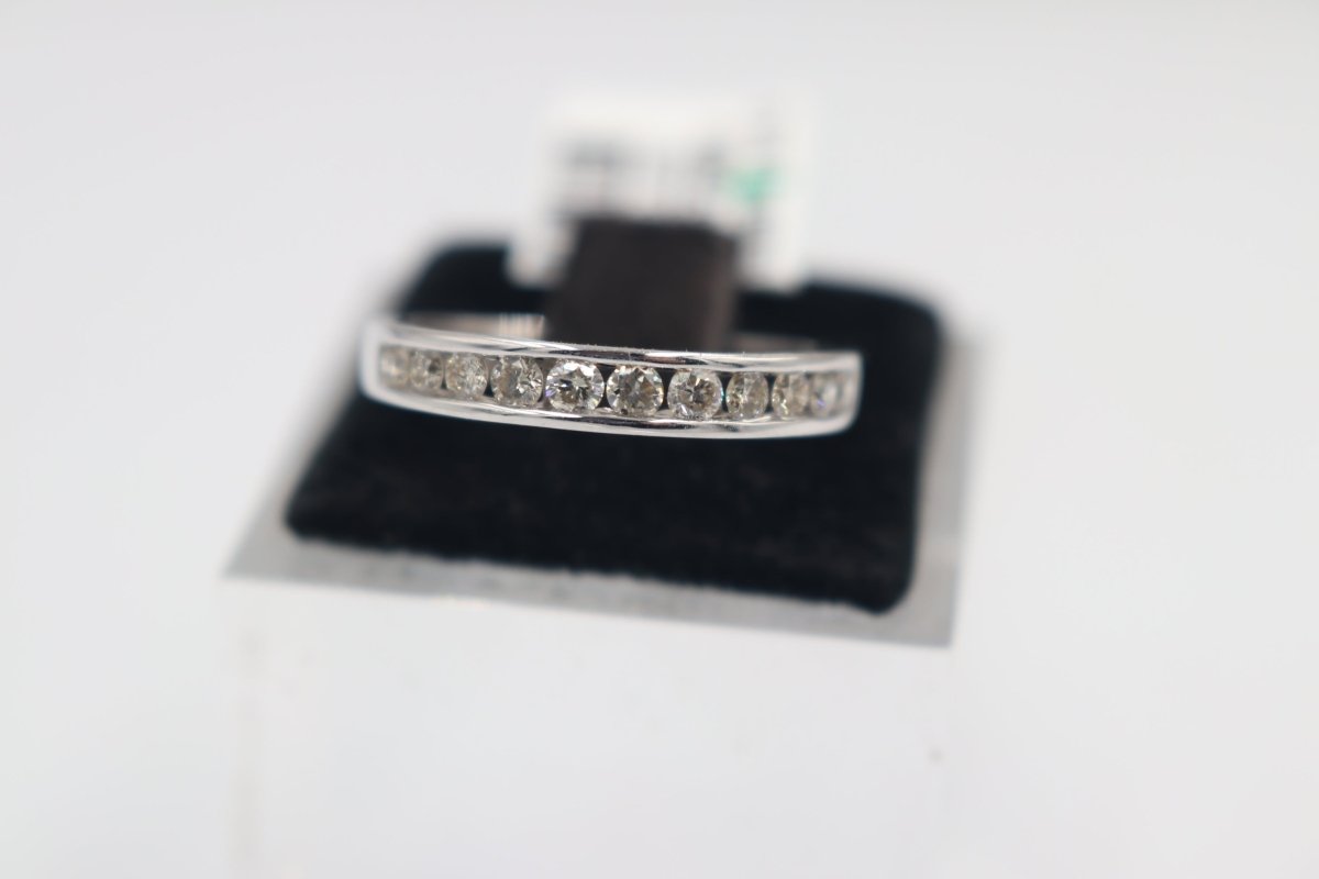 10ct White Gold Diamond eternity 0.50ct