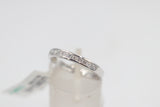 10ct White Gold Diamond eternity 0.25ct princess Cut