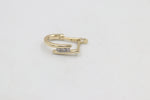 10k Gold Diamond huggies TDW 0.10ct