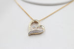 10K Gold Diamond Heart  0.12ct