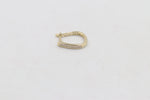 10K Gold Diamond huggies TDW 0.10 ct