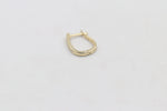 10K Gold Diamond huggies TDW 0.10 ct