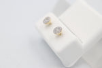 10ct Gold Diamond Cluster Earrings 0.25ct