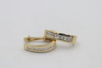 10K Gold Diamond huggies TDW 0.50 ct