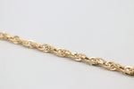 9ct Gold Italian Fancy Overlapping Oval link Bracelet GAC003