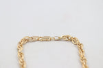 9ct Gold Italian Fancy Overlapping Oval link Bracelet GAC003A