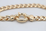 9ct Gold Italian Curb Link Bracelet GAC004