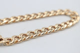 9ct Gold Italian Curb Link Bracelet GAC004