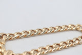 9ct Gold Italian Curb Link Bracelet GAC004