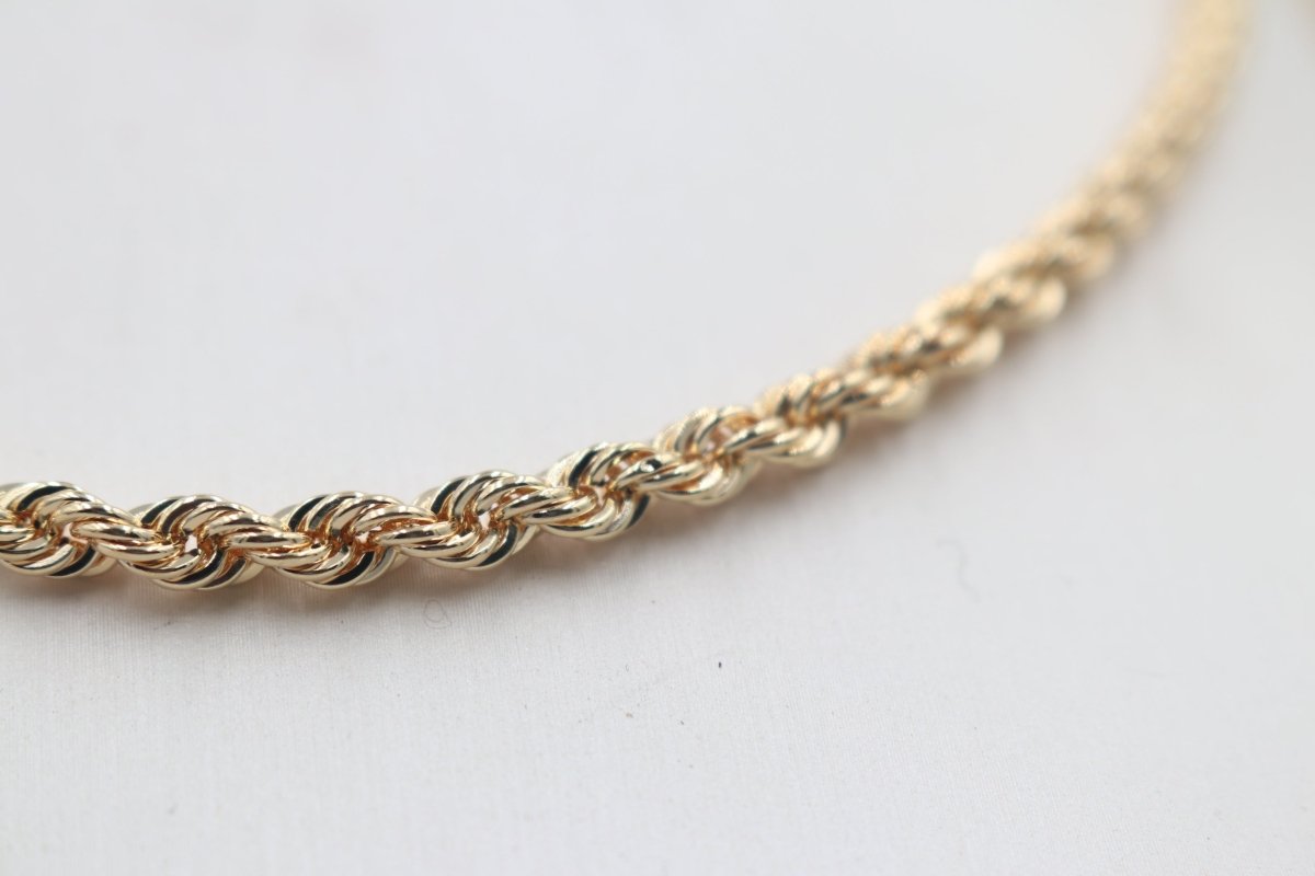 9ct Gold Italian Rope Chain GAC006