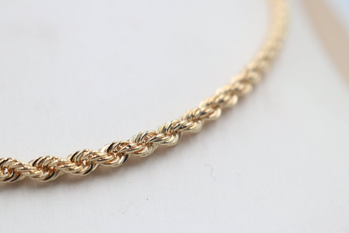 9ct Gold Italian Rope Chain GAC006