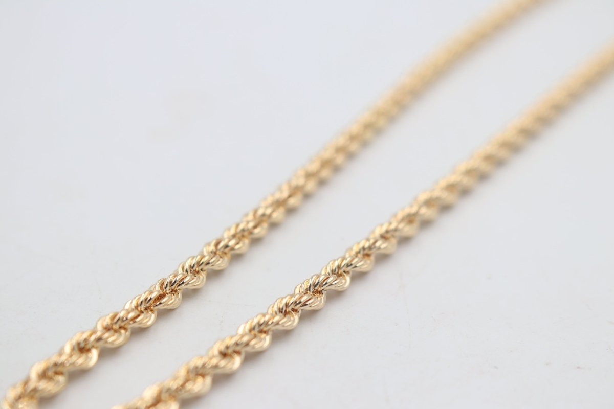 9ct Gold Italian Rope Chain GAC006