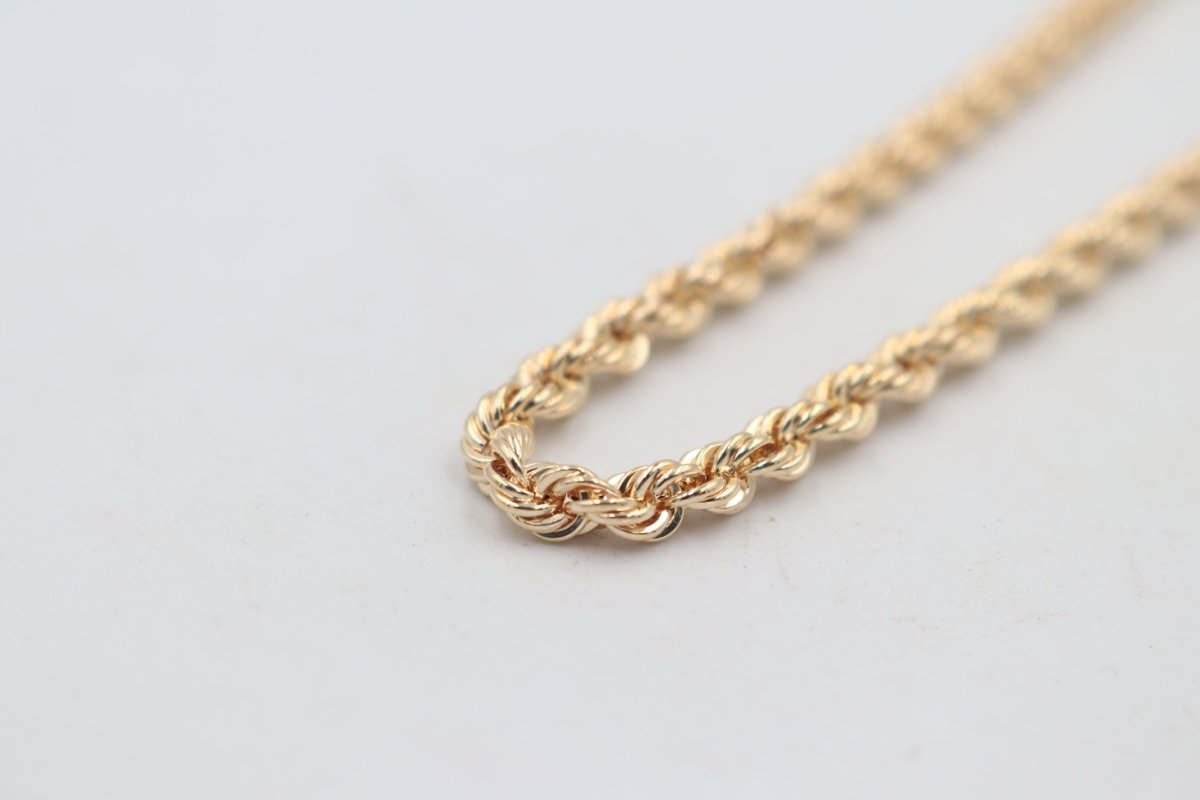 9ct Gold Italian Rope Chain GAC006