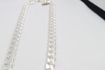 Stg Silver Heavy Curb Link Chain IR2