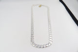 Stg Silver Heavy Curb Link Chain  IR3