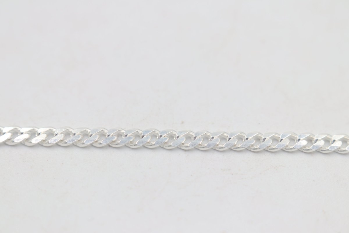 Stg Silver Curb Link Chain  IR9 60cm