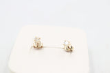 9ct Gold CZ Earrings 3mm