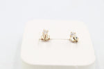 9ct Gold CZ Earrings 3mm