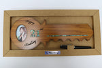21ST KEY - Wooden Oval Photo key with Pen