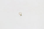 9ct Gold Genuine Blue Topaz Nose Stud