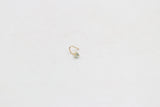 9ct Gold Genuine Blue Topaz Nose Stud