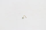 9ct Gold Genuine Blue Topaz Nose Stud