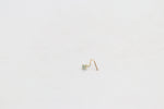 9ct Gold Genuine Blue Topaz Nose Stud