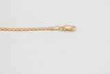 9ct Gold ID bracelet 18.5cm  G007