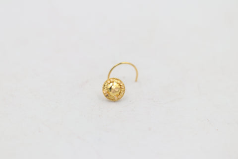 22ct Gold Nose Stud NS10