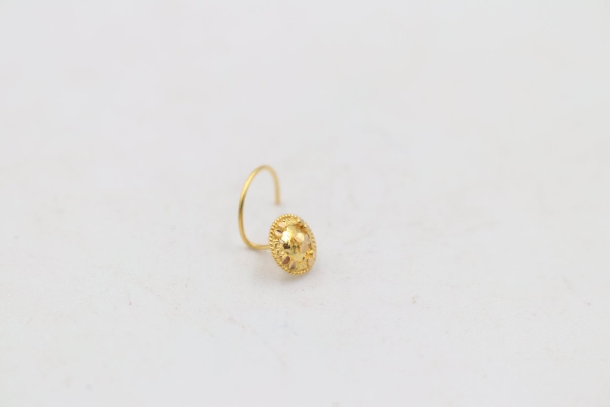 22ct Gold Nose Stud NS10