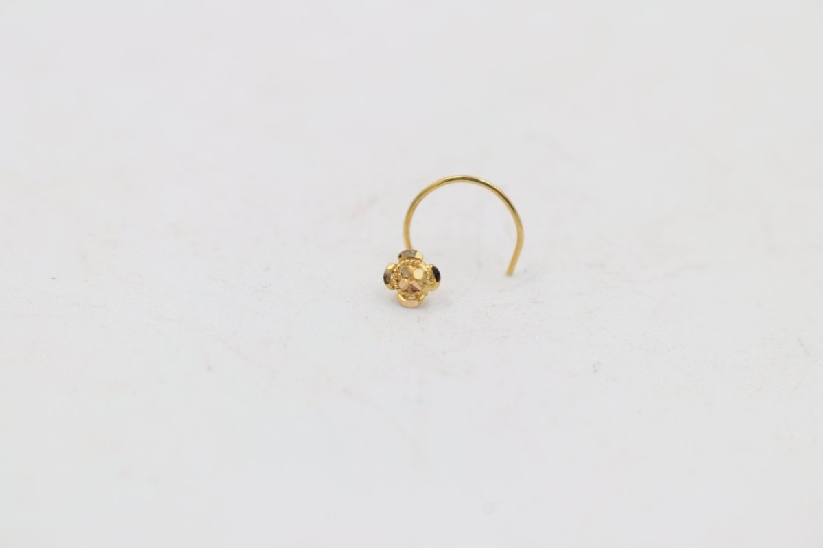 22ct Gold Nose Stud NS12