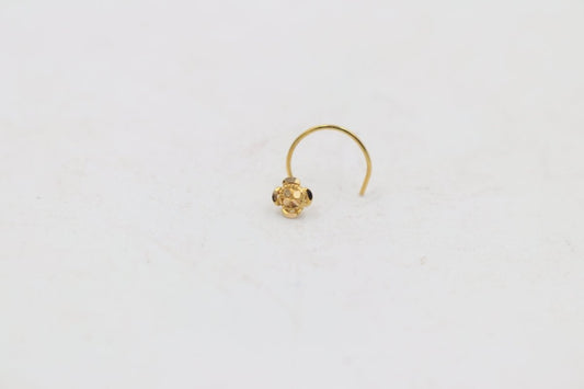22ct Gold Nose Stud NS12
