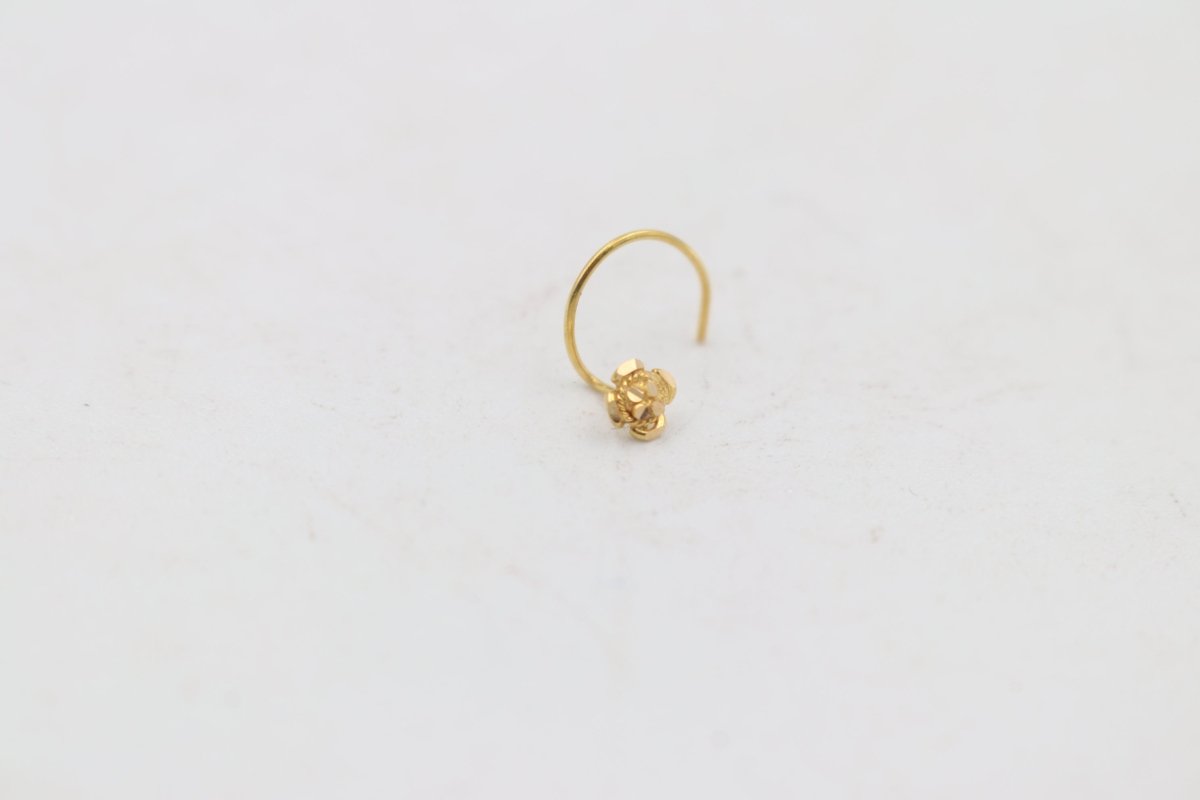 22ct Gold Nose Stud NS12