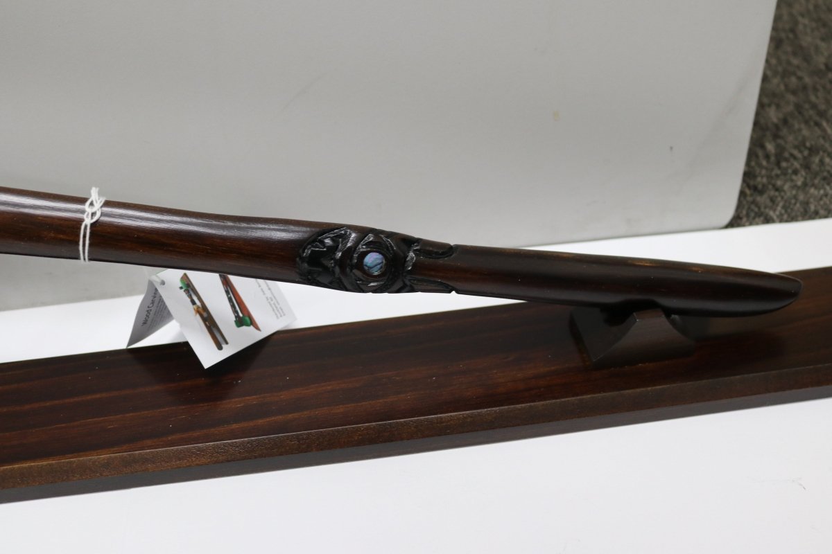 Wooden Tewha Tewha with Greenstone Blade