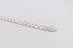 Sterling Silver Heavy Curb Link Bracelet IRB02