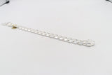 Sterling Silver Heavy Curb Link Bracelet IRB02