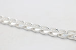 Sterling Silver Heavy Curb Link Bracelet IRB02A