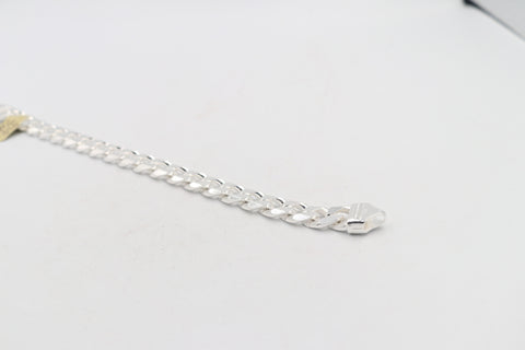 Sterling Silver Heavy Curb link Bracelet IRB04