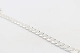 Sterling Silver Heavy Curb link Bracelet IRB03