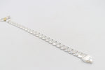 Sterling Silver Heavy Curb link Bracelet IRB03