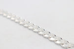 Sterling Silver Heavy Curb link Bracelet IRB57