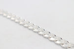 Sterling Silver Heavy Curb link Bracelet IRB03