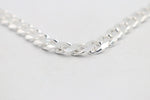 Sterling Silver Heavy Curb link Bracelet IRB57