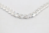 Sterling Silver Heavy Curb link Bracelet IRB57