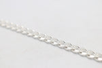 Sterling Silver Curb link Bracelet IRB14