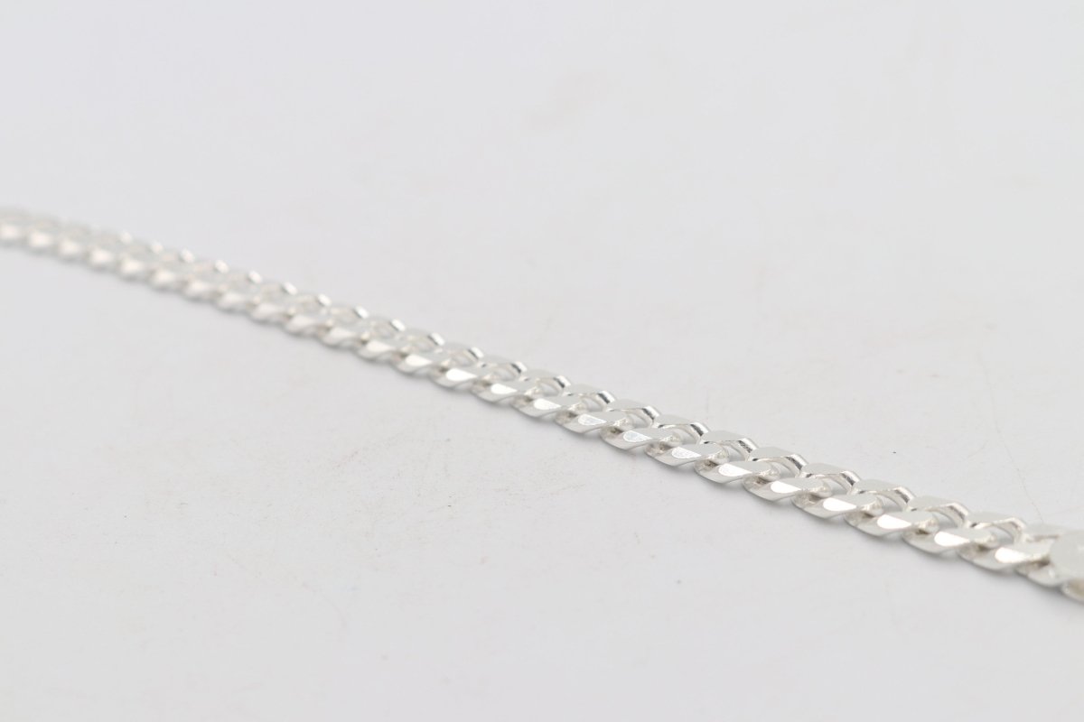 Sterling Silver Curb link Bracelet IRA56