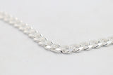 Sterling Silver Curb link Bracelet IRB14